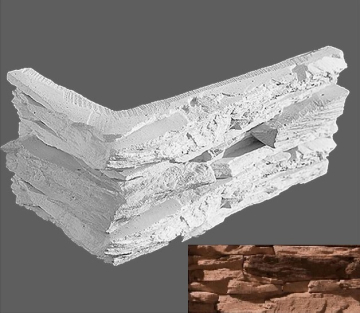 Искусственный камень Угловой элемент Леонардо 890 20/10x10x3,5 Leonardo Stone