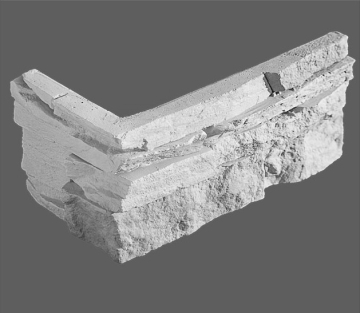 Искусственный камень Угловой элемент Луара 100/8,5x10x1,5 Leonardo Stone