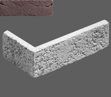 Искусственный камень Угловой элемент Лувр 709,5/9x6x1,6 Leonardo Stone