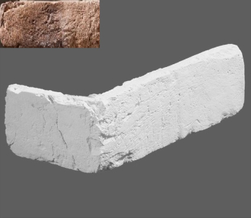 Искусственный камень Угловой элемент Мадрид 333 24,5/11x8x1,9 Leonardo Stone