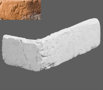 Искусственный камень Угловой элемент Мадрид 485 24,5/11x8x1,9 Leonardo Stone