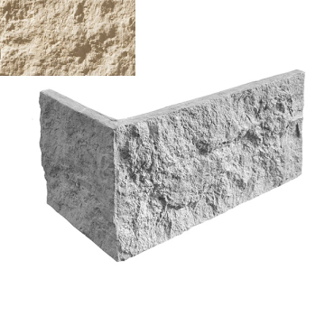 Искусственный камень Угловой элемент Милан 051 17,6/36,4x19,5x2 Leonardo Stone