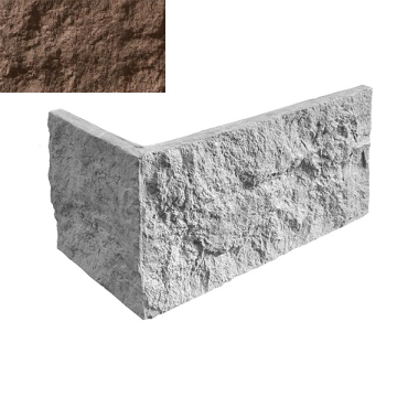 Искусственный камень Угловой элемент Милан 910 17,6/36,4x19,5x2 Leonardo Stone