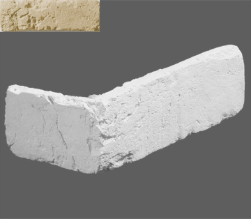 Искусственный камень Угловой элемент Орлеан 050 24/11x7,5x1,8 Leonardo Stone