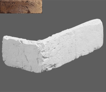Искусственный камень Угловой элемент Орлеан 444 24/11x7,5x1,8 Leonardo Stone