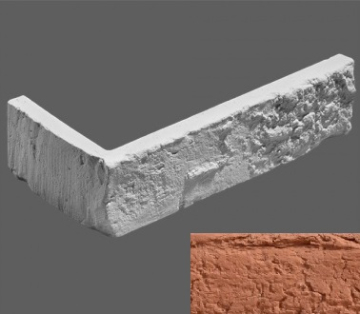Искусственный камень Угловой элемент Прованс 420 23,5/11x6,5x1,6 Leonardo Stone