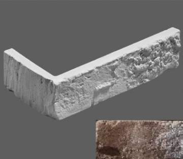 Искусственный камень Угловой элемент Прованс 465 23,5/11x6,5x1,6 Leonardo Stone