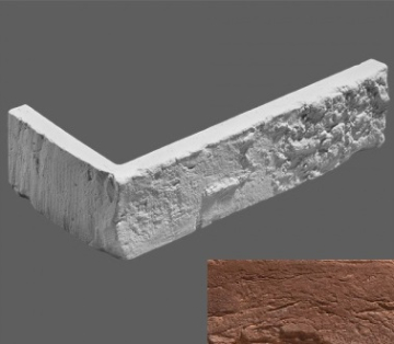 Искусственный камень Угловой элемент Прованс 485 23,5/11x6,5x1,6 Leonardo Stone