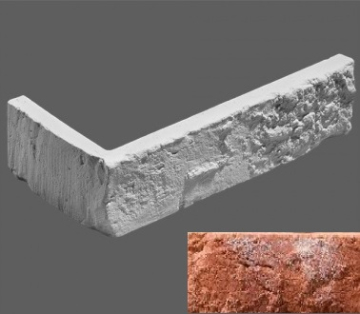 Искусственный камень Угловой элемент Прованс 490 23,5/11x6,5x1,6 Leonardo Stone
