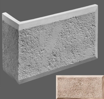 Искусственный камень Угловой элемент Рим 405 39/12x25x3 Leonardo Stone