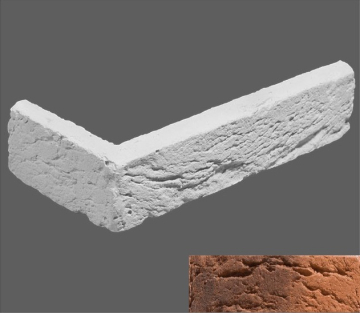 Искусственный камень Угловой элемент Сен-Жермен 485,5/9x5x1,5 Leonardo Stone