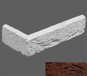 Искусственный камень Угловой элемент Сен-Жермен 747,5/9x5x1,5 Leonardo Stone