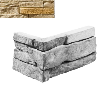 Искусственный камень Угловой элемент Шампань 050 20/10x10x3 Leonardo Stone