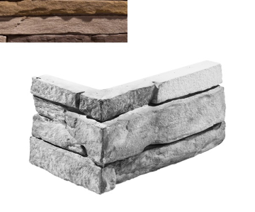 Искусственный камень Угловой элемент Шампань 830 20/10x10x3 Leonardo Stone