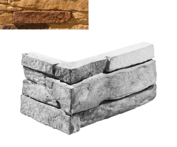 Искусственный камень Угловой элемент Шампань 880 20/10x10x3 Leonardo Stone