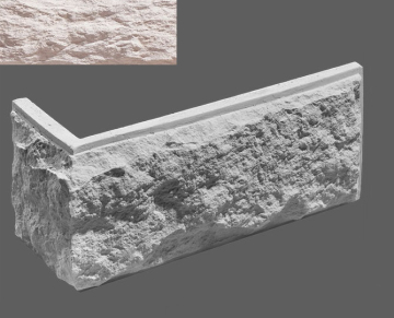Искусственный камень Угловой элемент Шато 404 33/11x16,7x3 Leonardo Stone