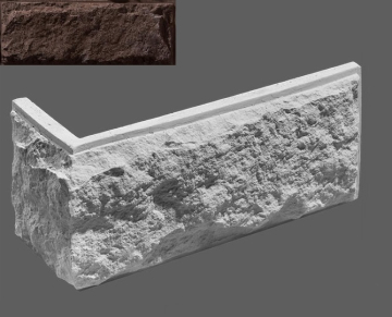 Искусственный камень Угловой элемент Шато 709 33/11x16,7x3 Leonardo Stone
