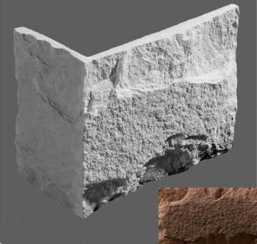Искусственный камень Угловой элемент Турин 360 17,6/7,4(26/12,5)x14.5x3 Leonardo Stone