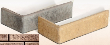 Искусственный камень Ванкувер 01-05 угловая 230х110х65х12 Ecostone