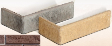 Искусственный камень Ванкувер 07-06 угловая 230х110х65х12 Ecostone