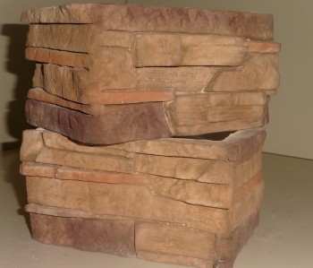 Искусственный камень Виченца 01 угол 180x130 (160x110) x 9.5 x 10 (15) Best Stone