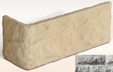 Искусственный камень Юкон 06-08 угловая 235х70х100х10-30 Ecostone