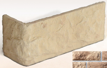 Искусственный камень Юкон 13-05 угловая 235х70х100х10-30 Ecostone