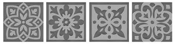 Italon 600090000324 Керамогранит Вставка Charme Evo Tozzetto Lady SILVER 7,2x7,2 Italon