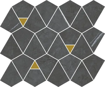 Italon 600110000945 Мозаика Metropolis Imperial Mosaico Vertex 6mm 25.8x30 Italon