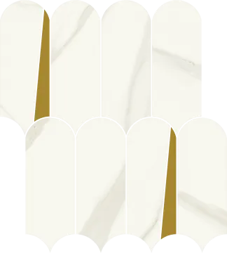 Italon 600110000948 Мозаика Metropolis Calacatta Mosaico Elegant 6mm 32.5x36.1 Italon