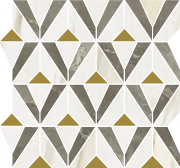 Italon 600110000976 Мозаика Stellaris Grey Mosaico Orpheus Lux 33.8x31.5 Italon