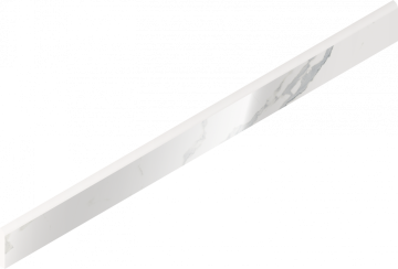 Italon 610130007472 Керамогранит Stellaris Statuario White Battiscopa Lux 7.2x80 Italon