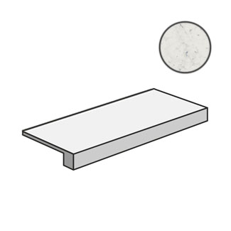 Italon 620070000993 Ступени Charme Extra Carrara Scalino Frontale 33x120 Italon