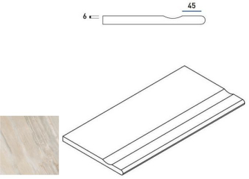 Italon 620090000198 Керамогранит WHITE BORDO SVASATO ROUND 30x60 Italon
