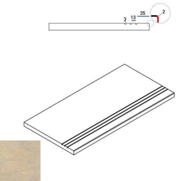Italon 620090000255 Керамогранит SAND BORDO GRIP 30x60 Italon