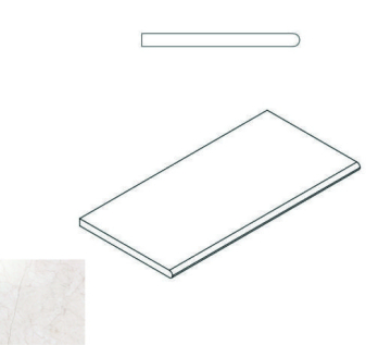 Italon 620090000277 Керамогранит PURE BORDO ROUND 30x60 Italon