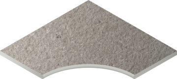 Italon 620090001026 Ступени Grey Bordo Angolare Round 60x60 Italon