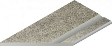 Italon 620090001062 Керамогранит Silver Bordo Svasato Round Sx левый 30x60 Italon