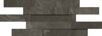 Italon 620110000060 Керамогранит Climb Graphite Brick Nat 3D 28x78 Italon