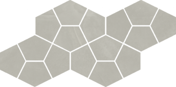 Italon 620110000183 Мозаика Continuum Silver Mosaico Prism 41.3x20.5 Italon