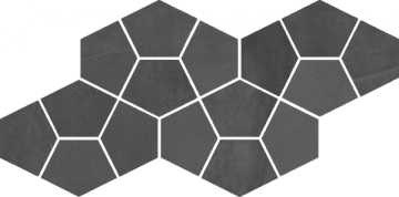 Italon 620110000185 Мозаика Continuum Petrol Mosaico Prism 41.3x20.5 Italon