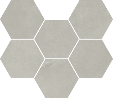 Italon 620110000188 Мозаика Continuum Silver Mosaico Hexagon 25x29 Italon