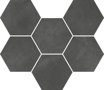 Italon 620110000190 Мозаика Continuum Petrol Mosaico Hexagon 25x29 Italon