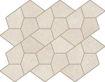 Italon 620110000194 Мозаика Snow Mosaico Kaleido 35.6x27.6 Italon