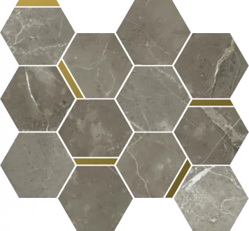 Italon 620110000225 Мозаика Stellaris Tuscania Grey Mosaico Chic Nat 28.3x32.8 Italon