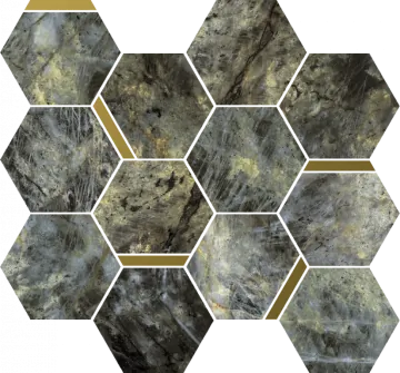 Italon 620110000228 Мозаика Stellaris Madagascar Dark Mosaico Chic Nat 28.3x32.8 Italon