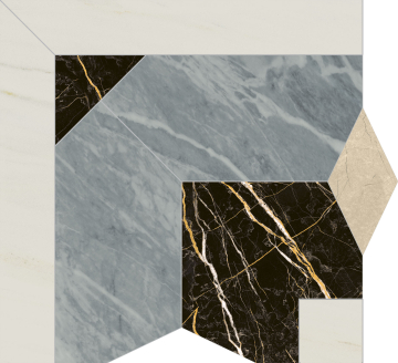 Italon 620120000082 Керамогранит Шарм Экстра Атлантик Интарсио Анголо Люкс 60x60 Italon