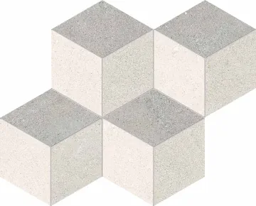 J3SI Мозаика Grace Silver Mosaico Rombi 30x35,2 Keope