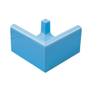 K441 Керамогранит Наружный угловой элемент водоотводного канала Light Blue 31x31 Serapool