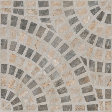 K949793LPR01VTE0 Керамогранит Marble-Beton Декор Круговой Темный 60x60 Vitra